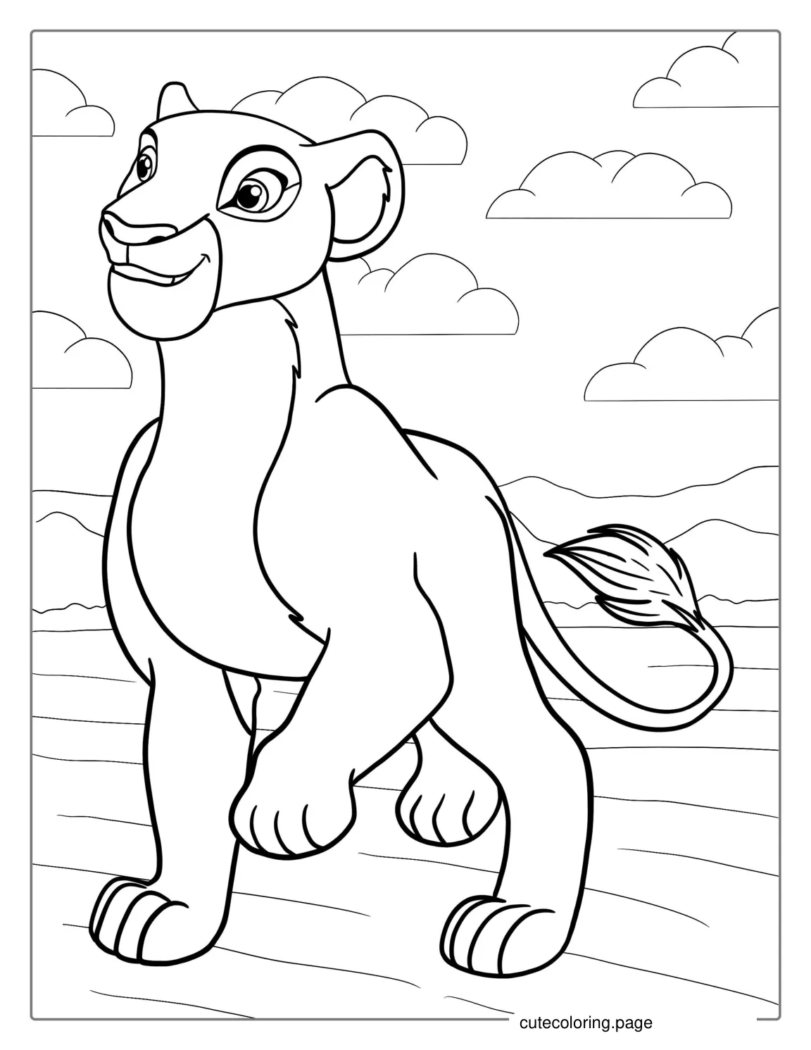 Coloring Sheet Of Sarabi coloring page