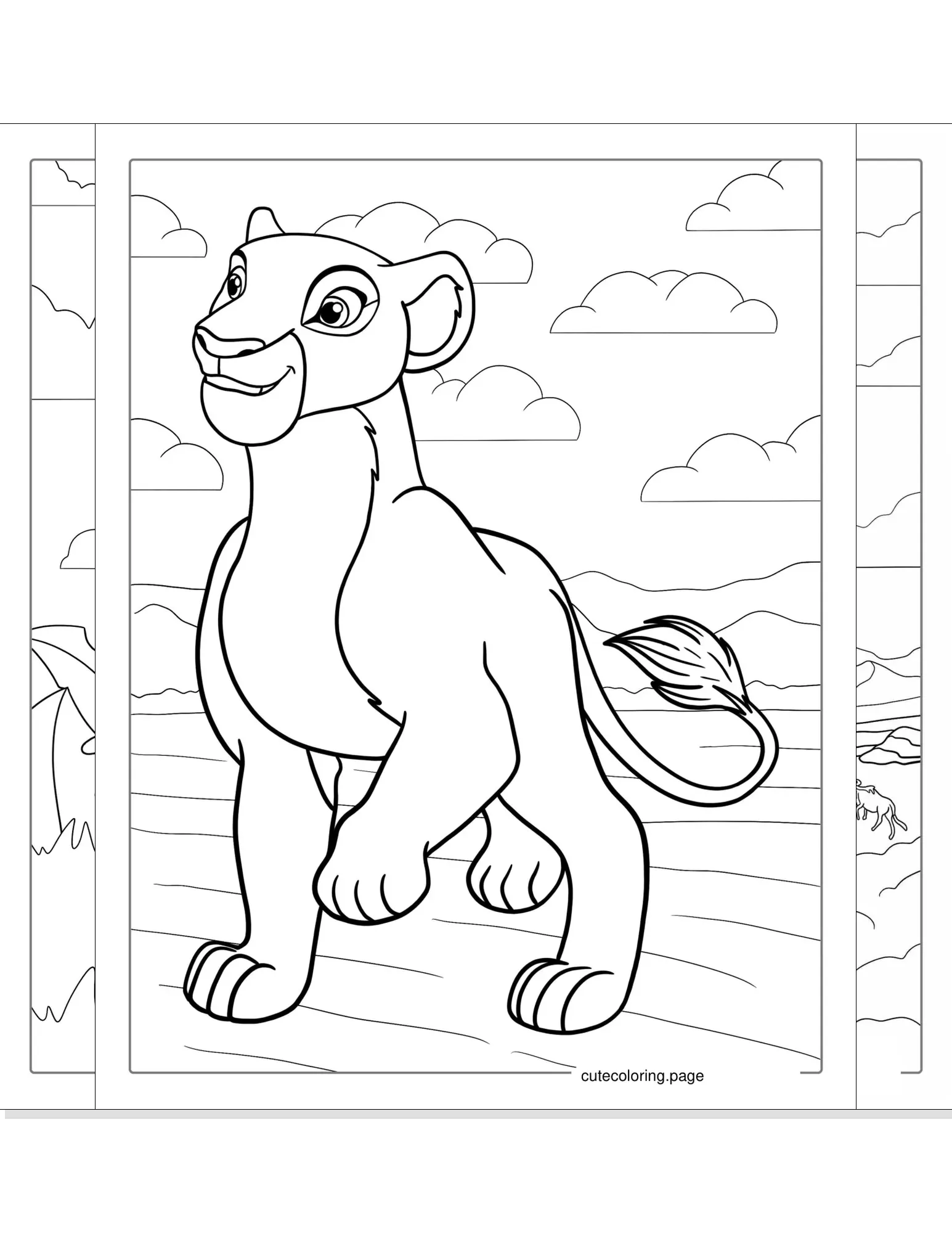 lion king coloring pages coloring page