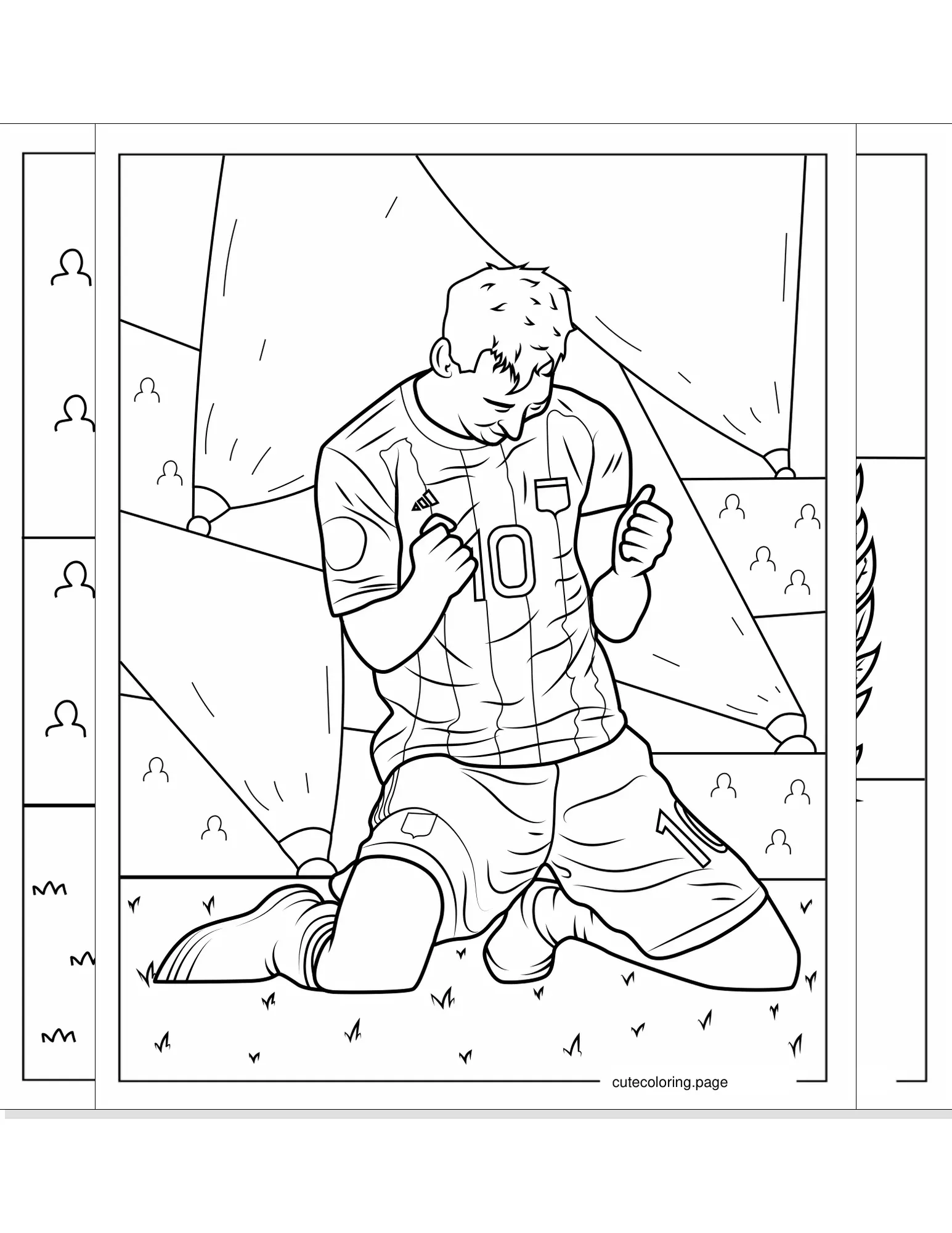 lionel messi coloring pages coloring page