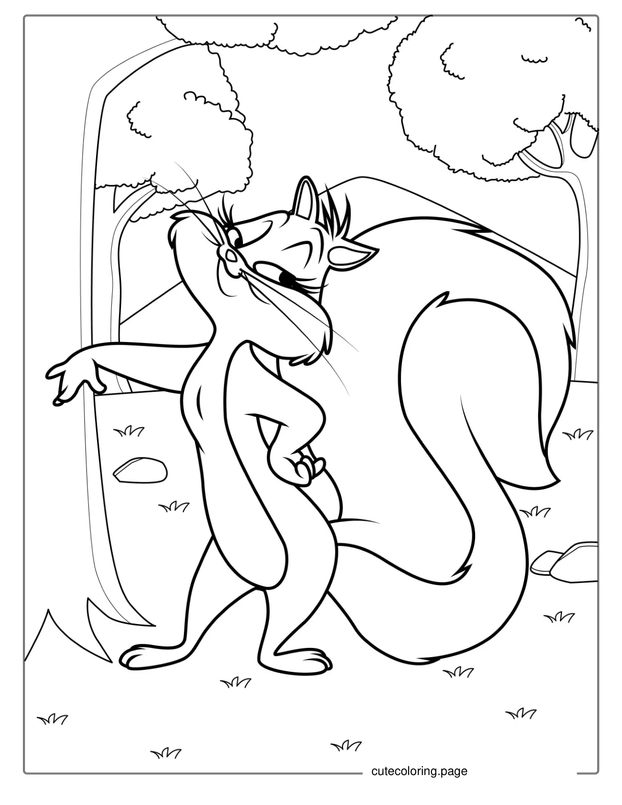 Penelope Pussycat Coloring Page For Kids coloring page