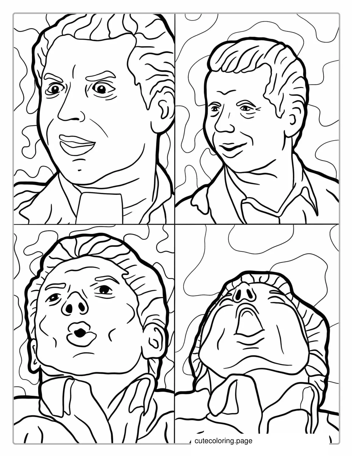 Vince McMahon Meme Coloring Page coloring page