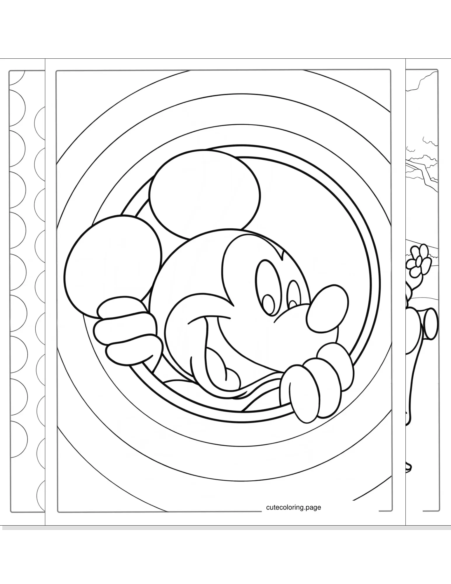 mickey mouse coloring pages coloring page