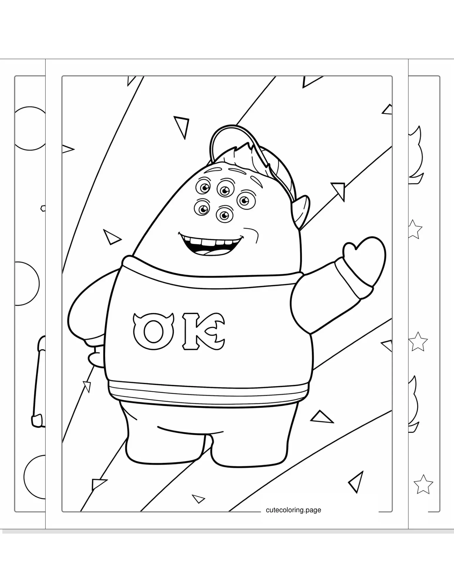 monsters inc coloring pages coloring page