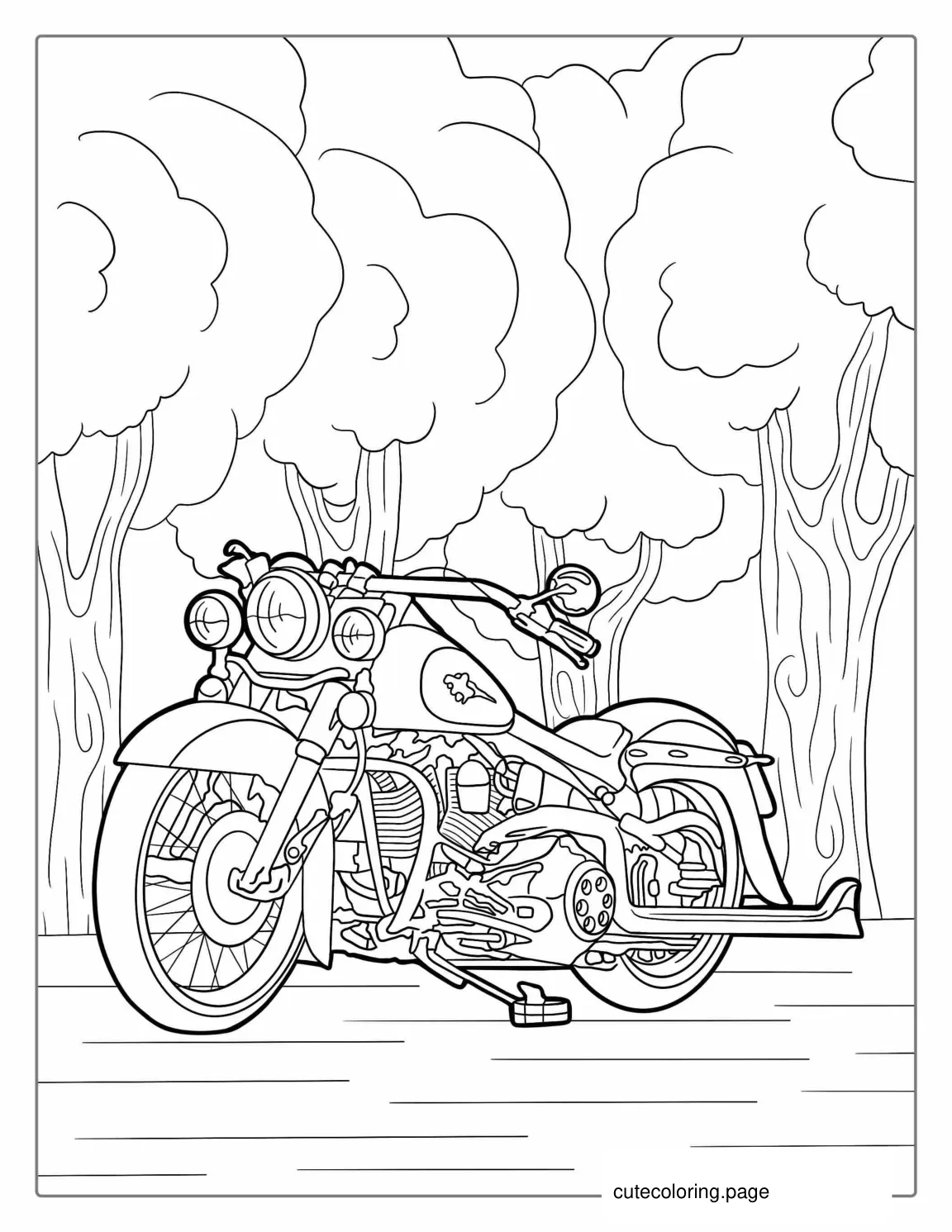 Indian Motorcycle Coloring Sheet coloring page