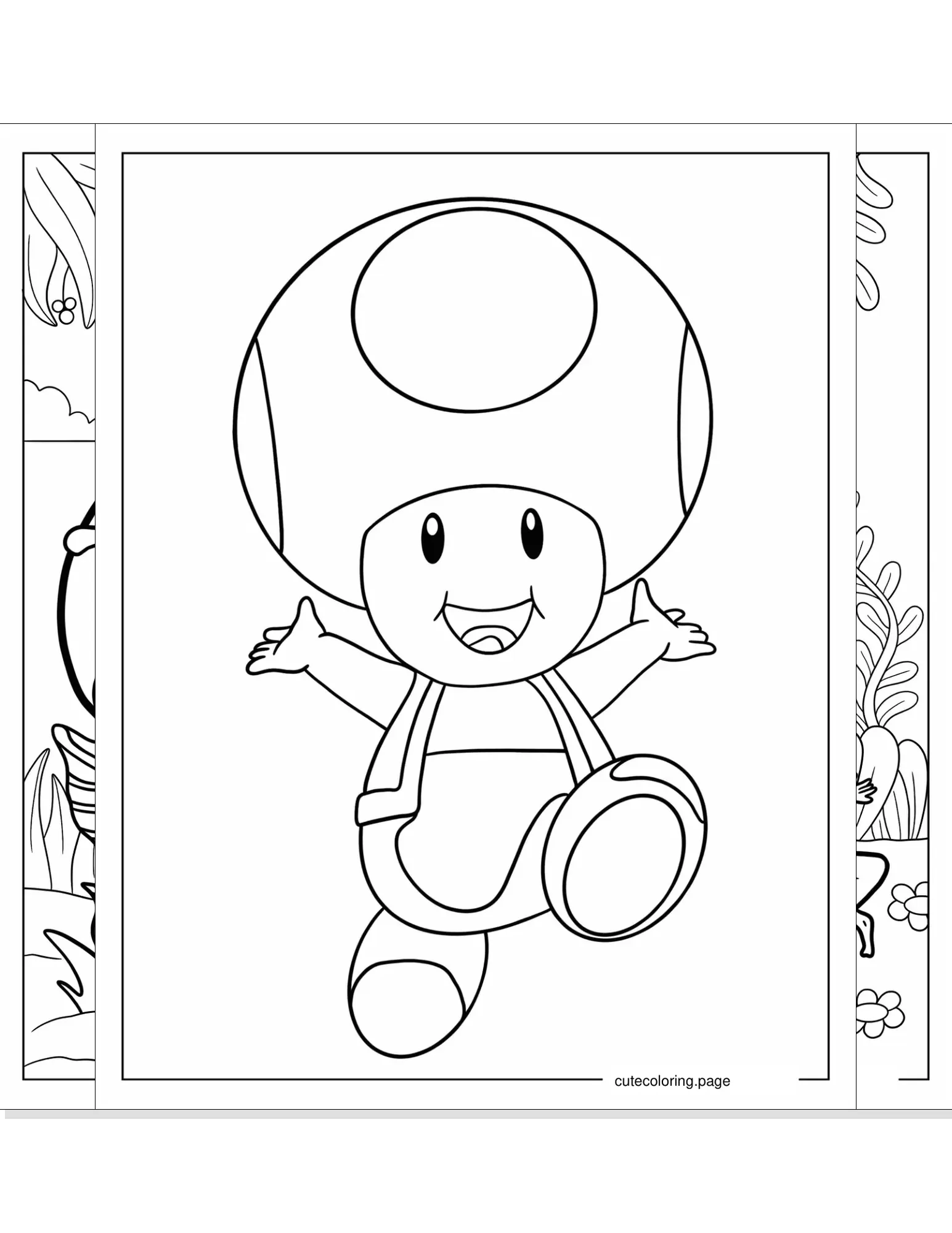 mushroom coloring pages coloring page