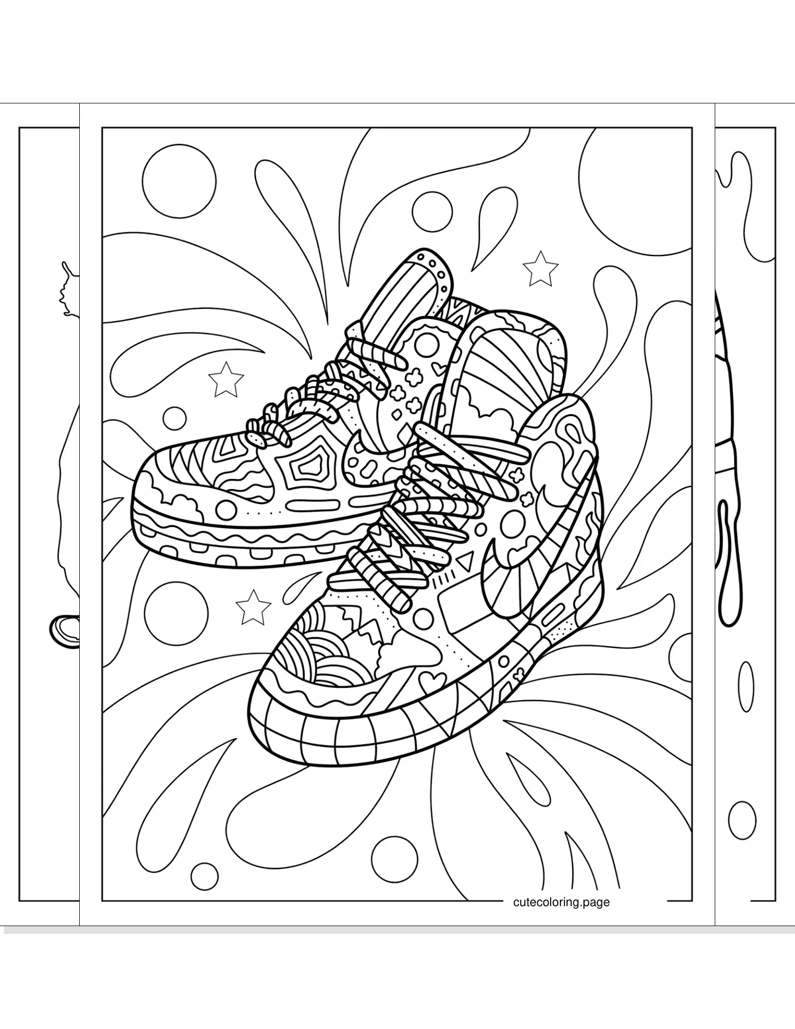 nike coloring pages coloring page