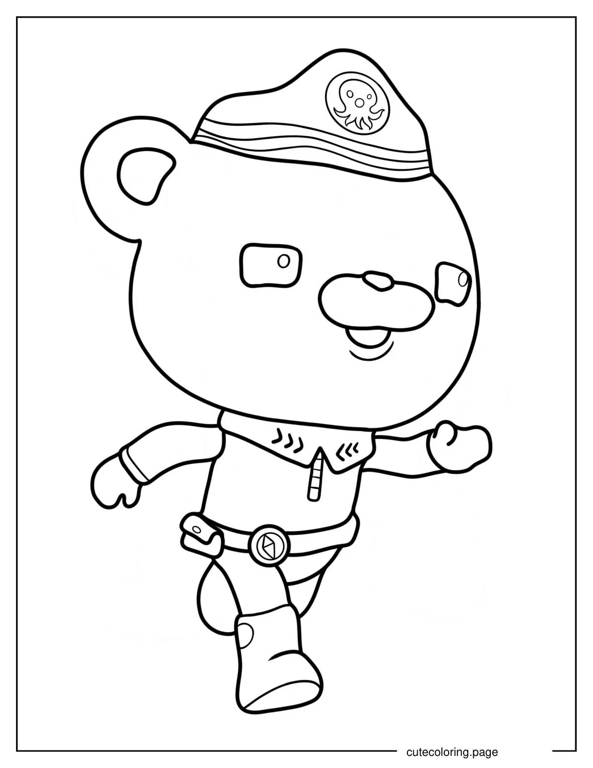 Captain Barnacles Coloring Page For Kids coloring page