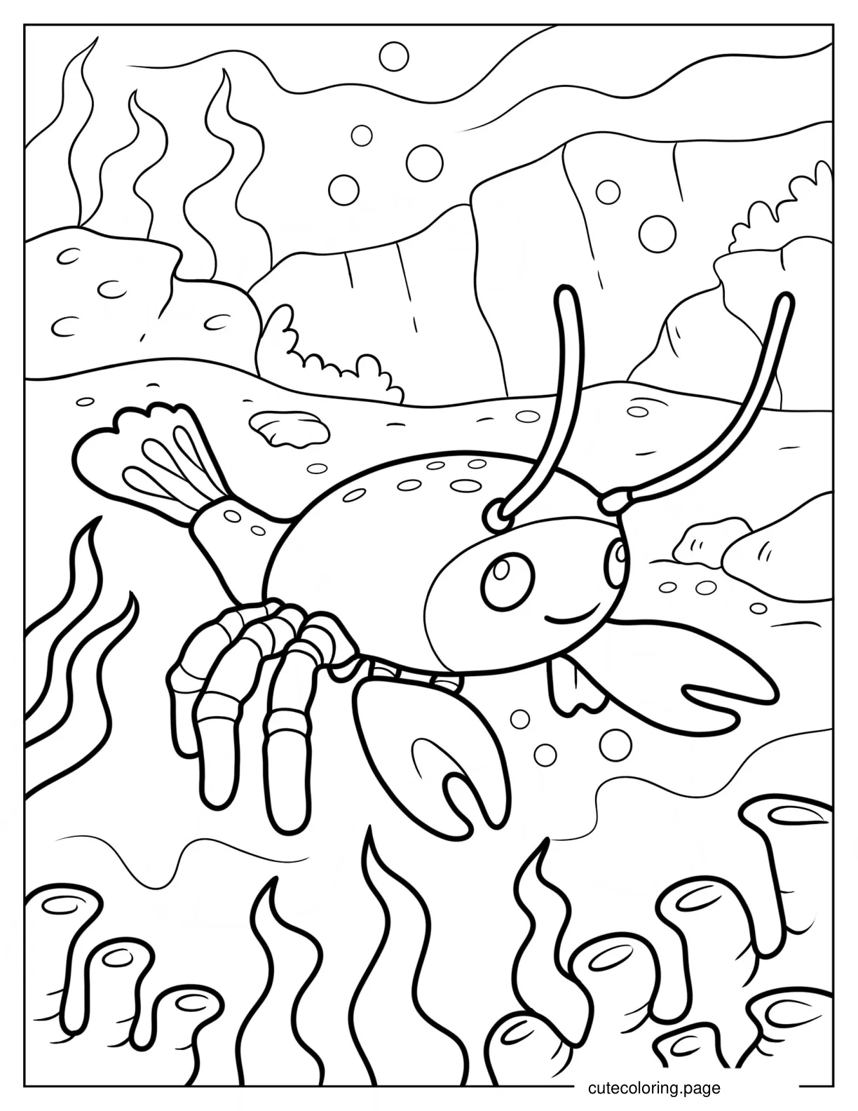 Octonauts Fiddler Crab Coloring Page coloring page