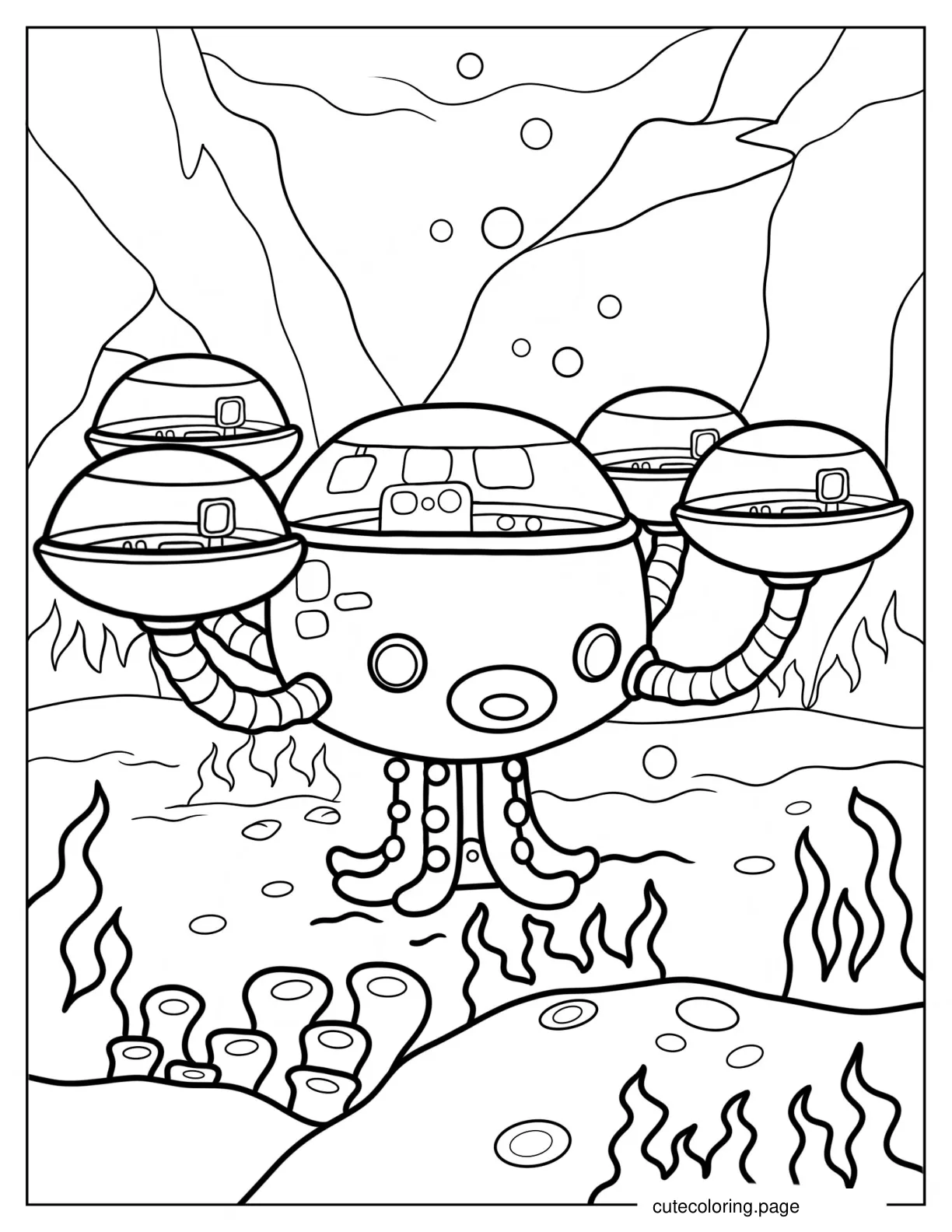 Octonauts Octopod Coloring Page coloring page