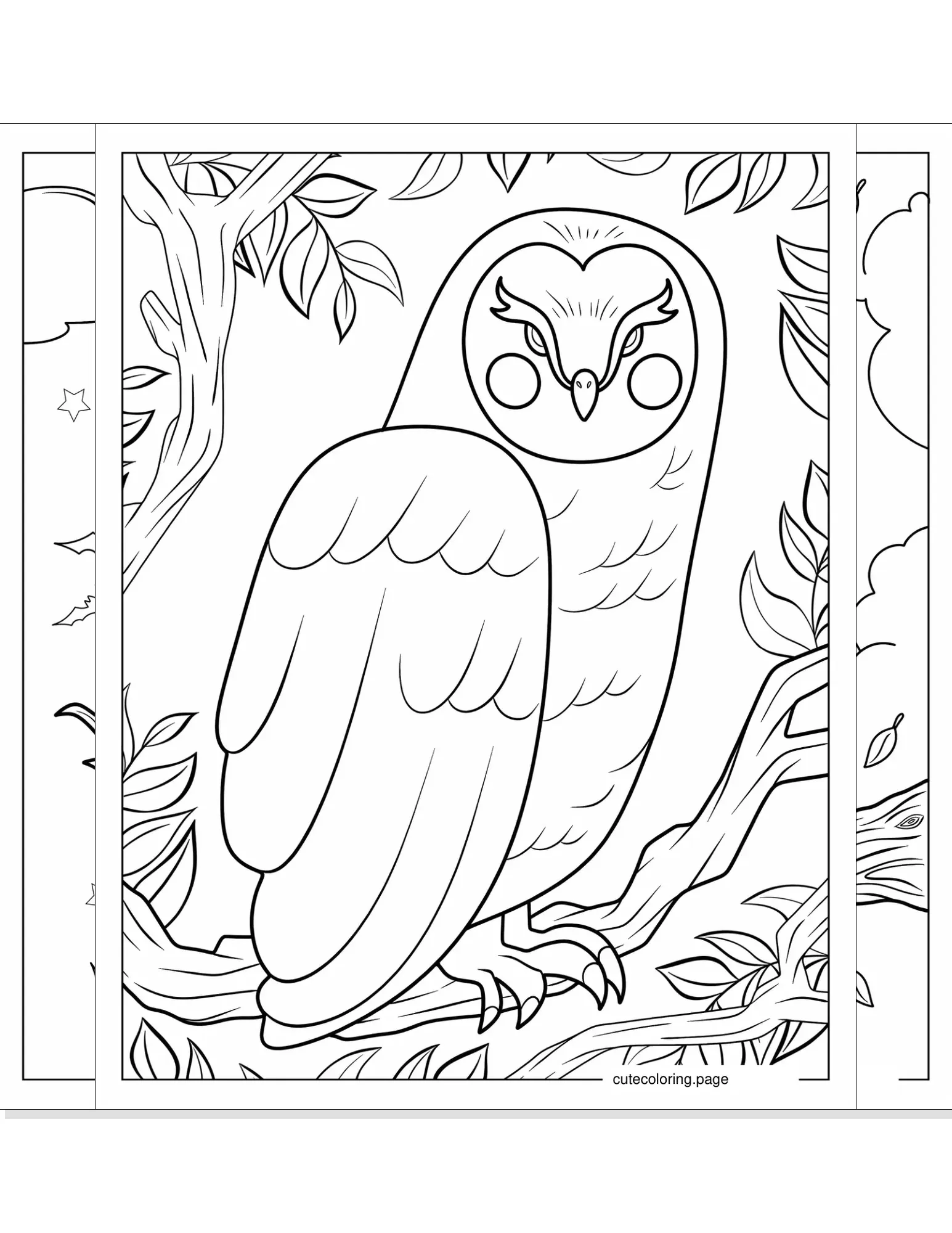 owl coloring pages coloring page