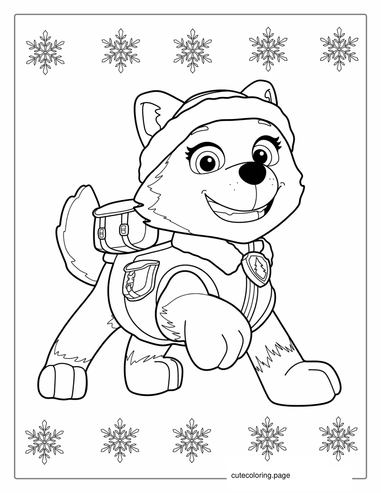 Coloring Page Of Everest coloring page