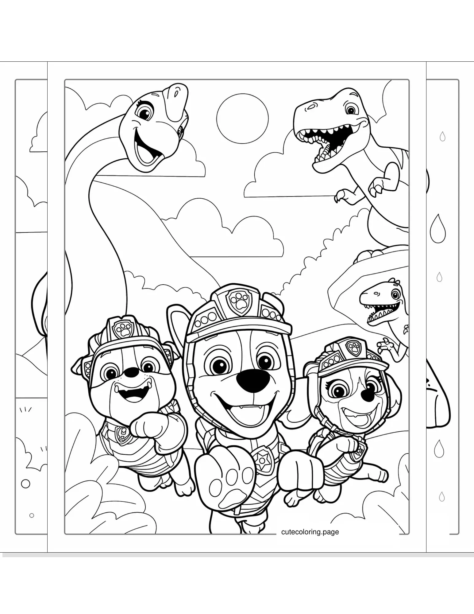 paw patrol coloring pages coloring page