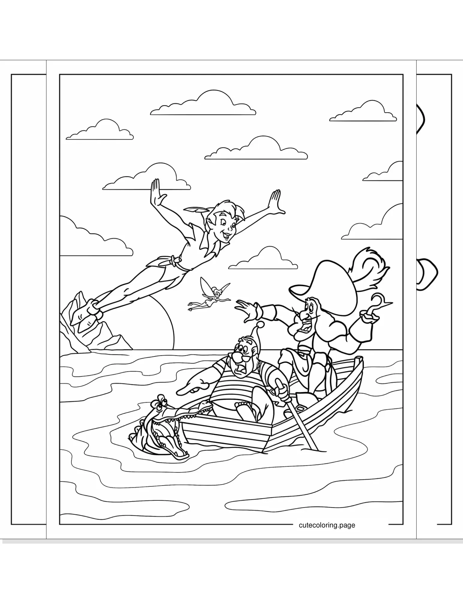 peter pan coloring pages coloring page