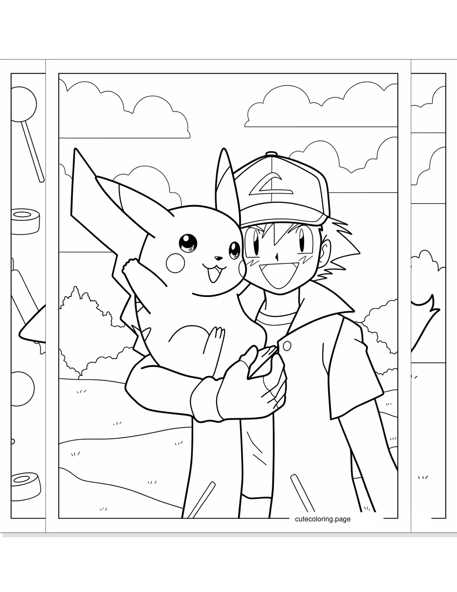 pikachu coloring pages coloring page