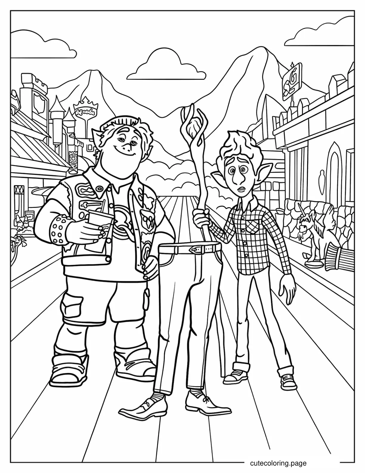 Onward_s Barley And Ian Lightfoot coloring page