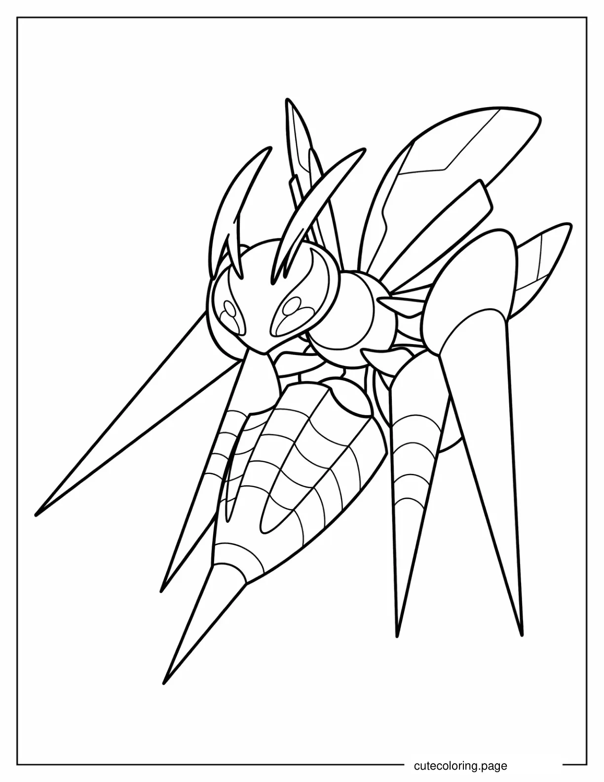 Coloring Page Of Beedrill coloring page