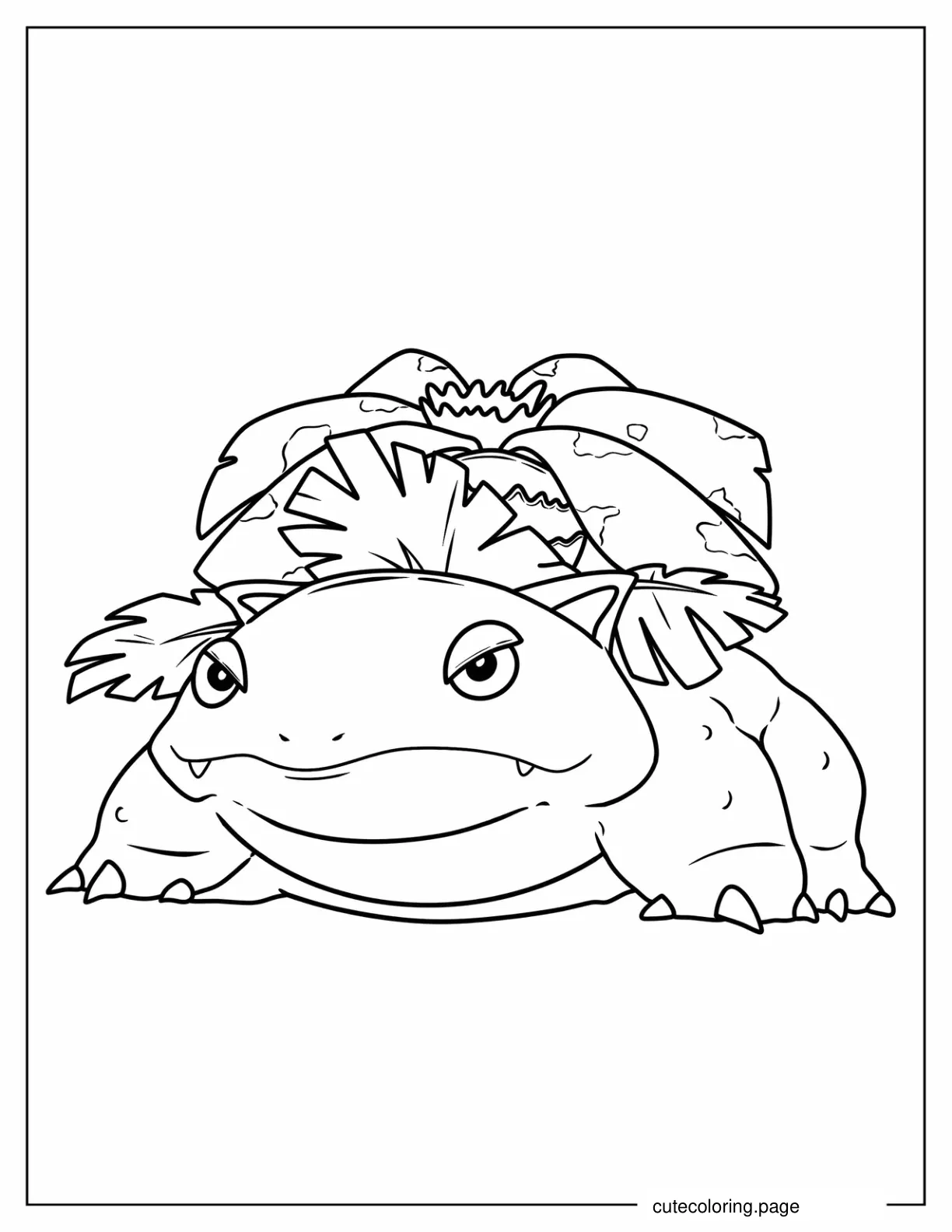 Easy Coloring Page Of Venusaur coloring page