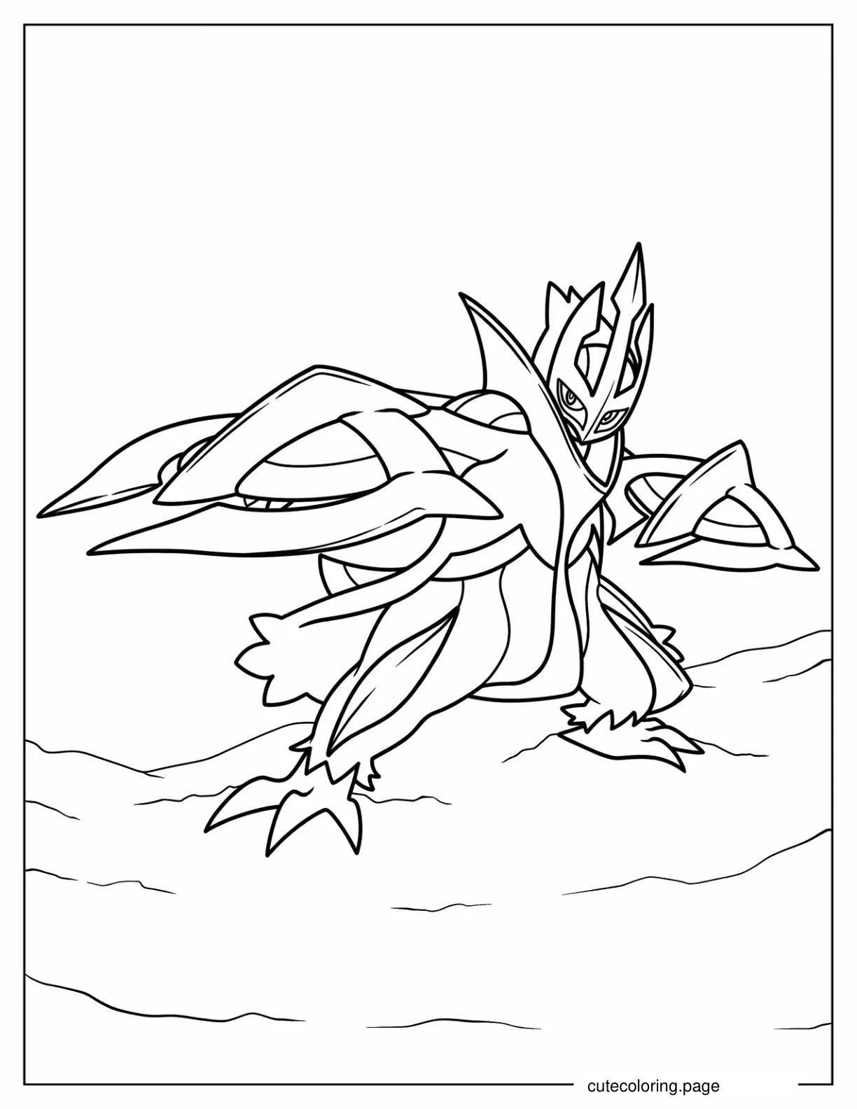 Empoleon Pokemon To Color coloring page