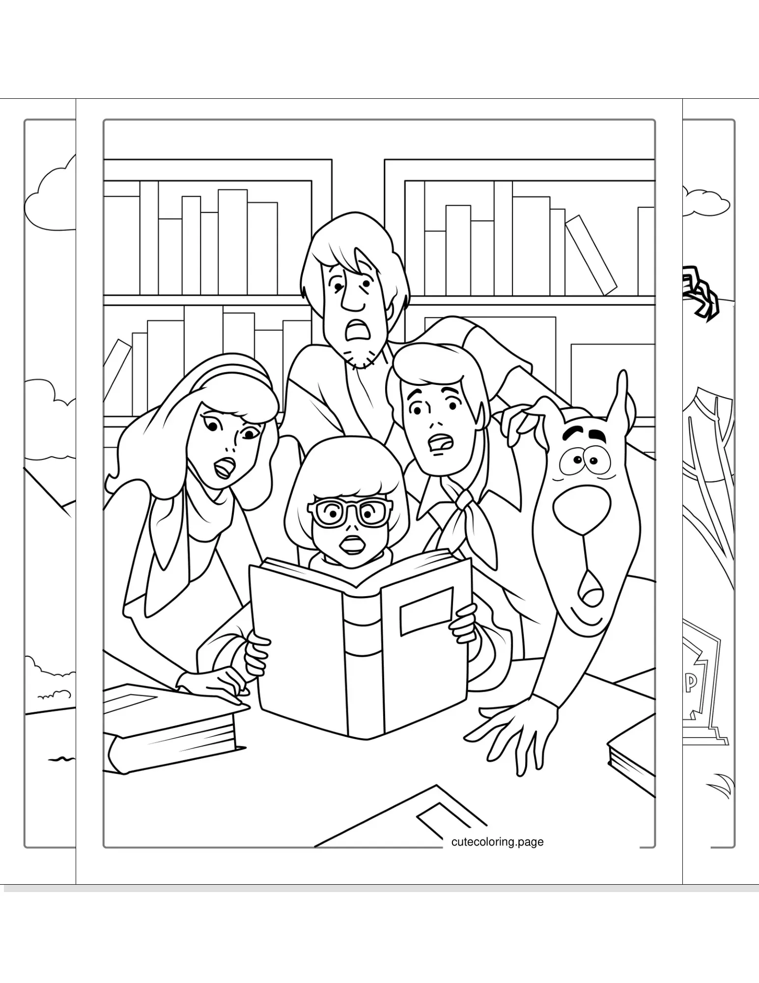 scooby doo coloring pages coloring page