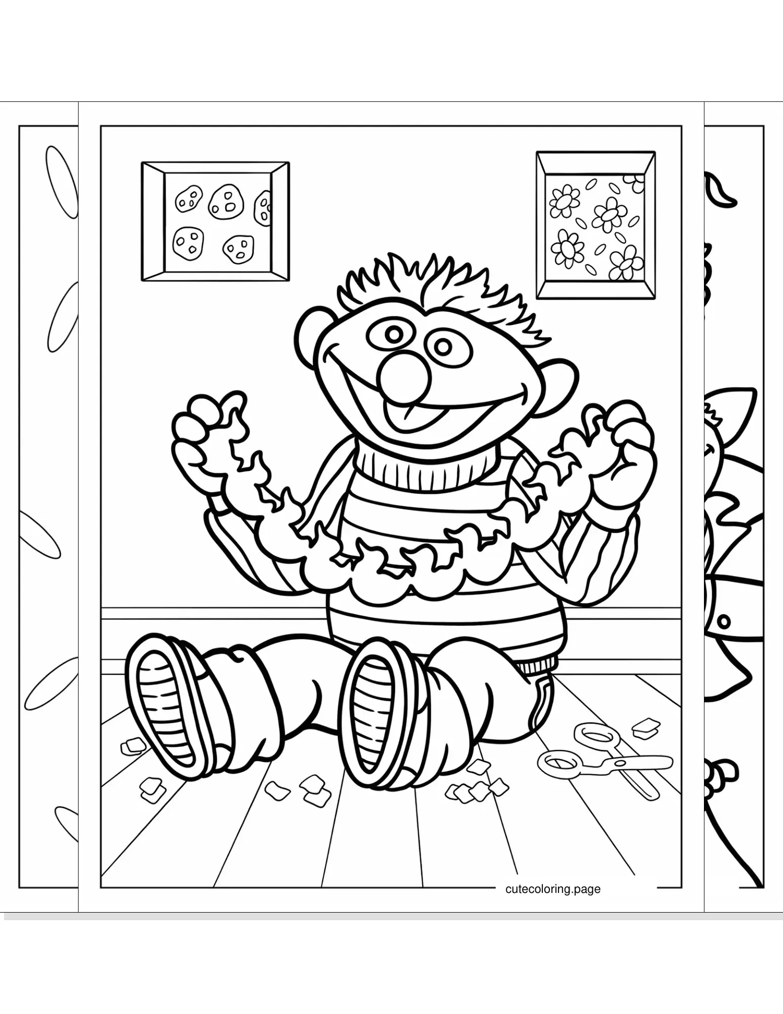 sesame street coloring pages coloring page