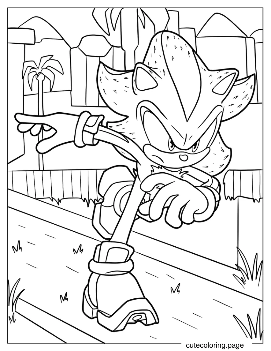 Shadow Running In Angel Island Coloring Sheet coloring page