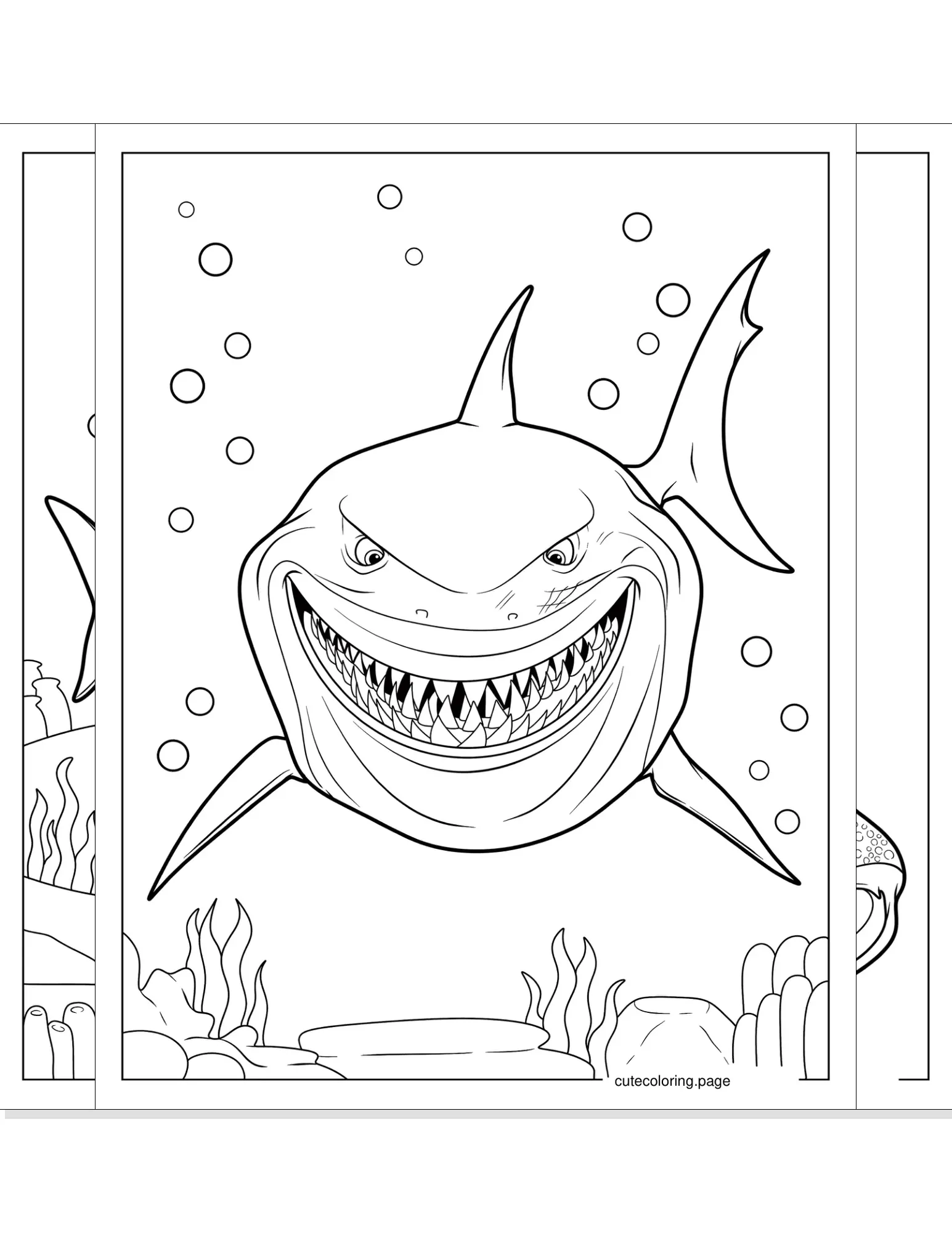 shark coloring pages coloring page