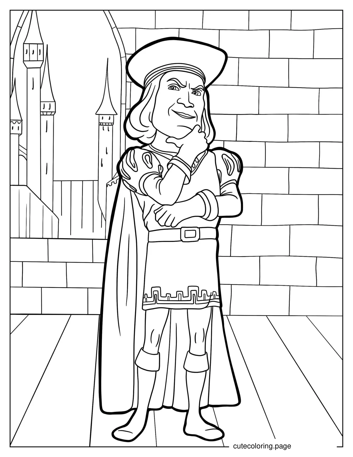 Lord Farquaad Coloring Page coloring page