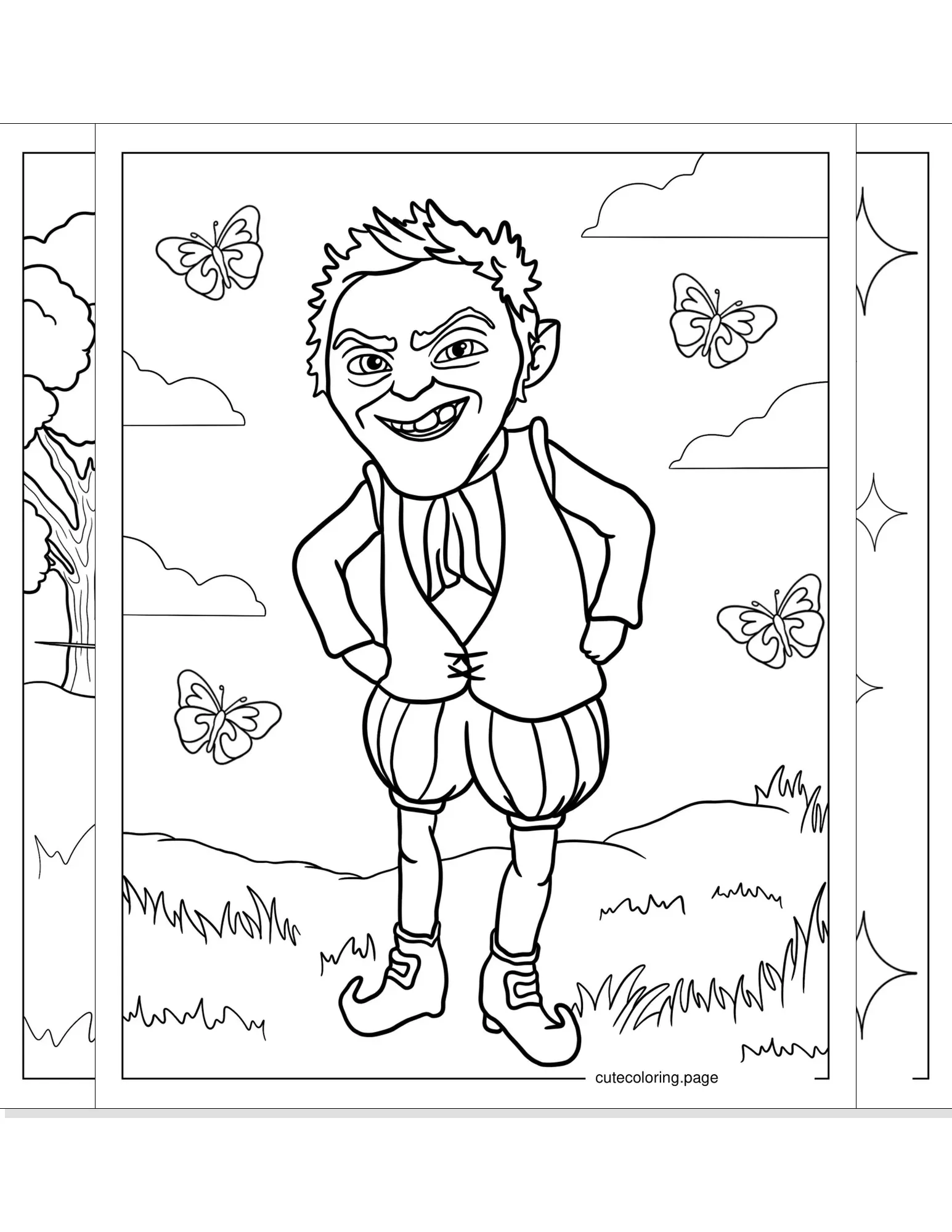 shrek coloring pages coloring page