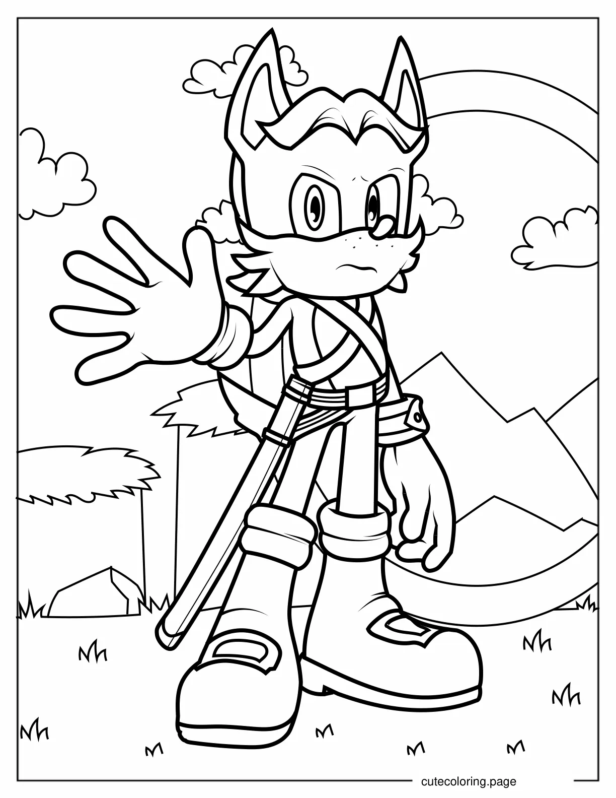 Antoine D_ Coolette Coloring Page For Kids coloring page