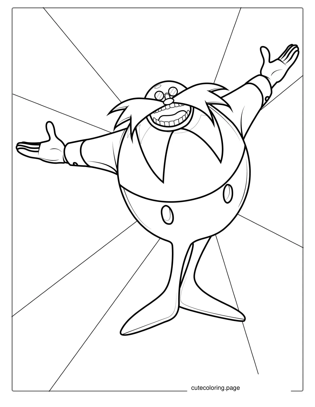 Doctor Eggman Coloring Page coloring page