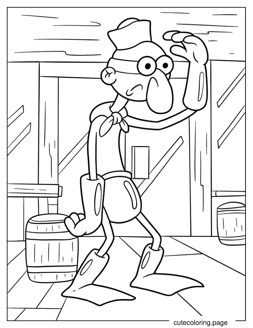 Barnacle Boy coloring page