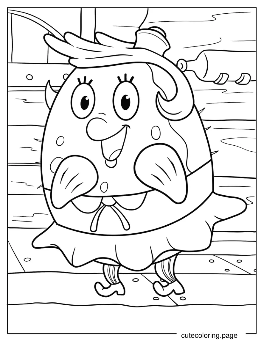 Pufff Family SpongeBob Coloring Page coloring page