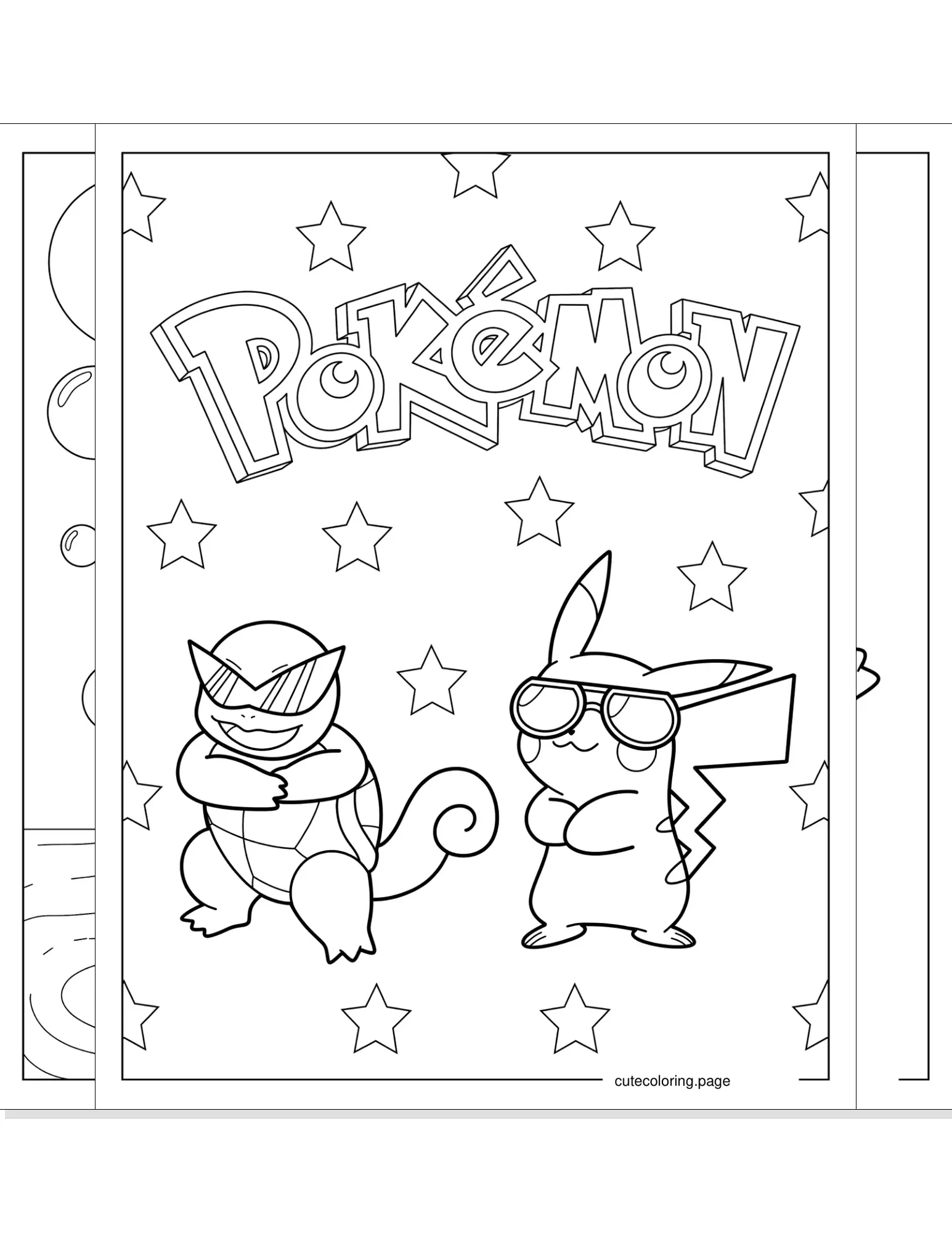 squirtle coloring pages coloring page