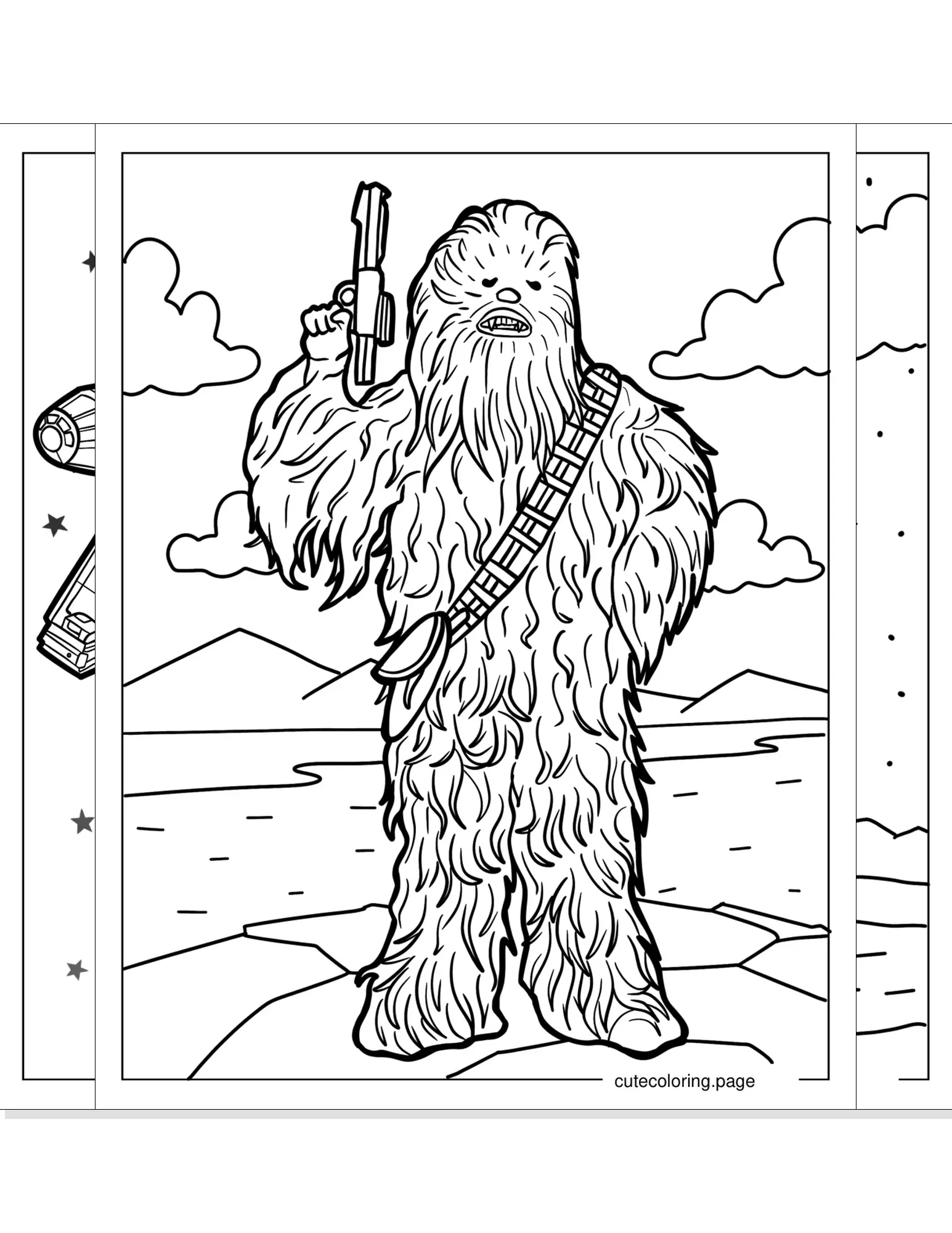 star wars coloring pages coloring page