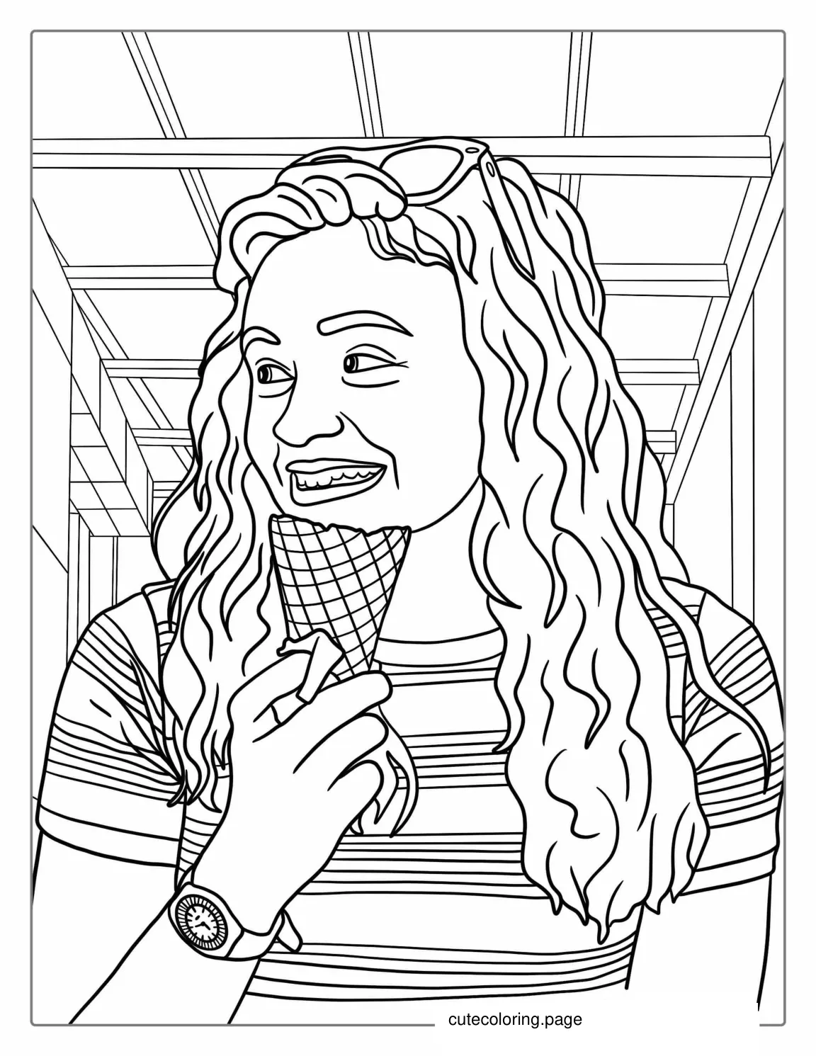 Coloring Page Of Max Mayfield coloring page