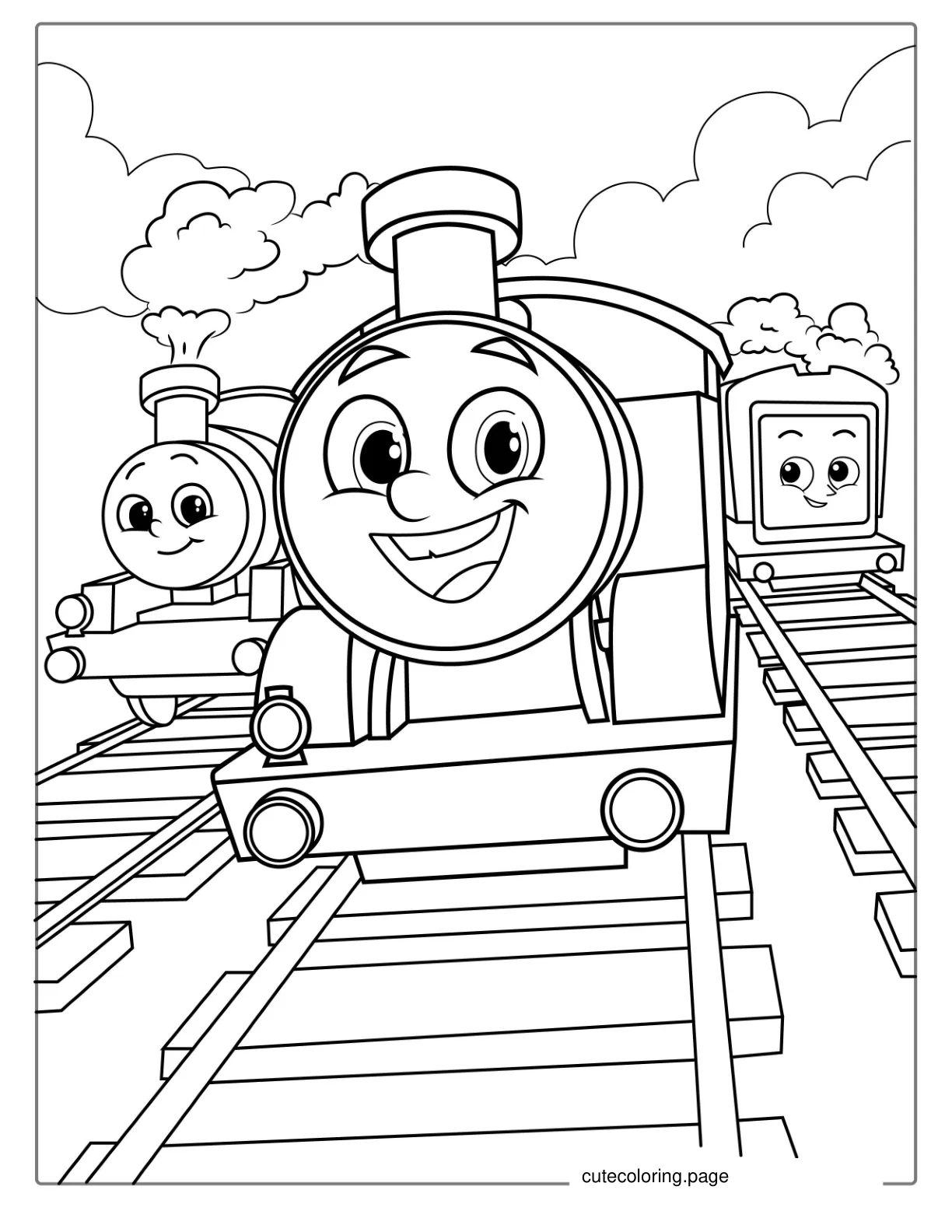 Coloring Page Of Thomas And Friends coloring page