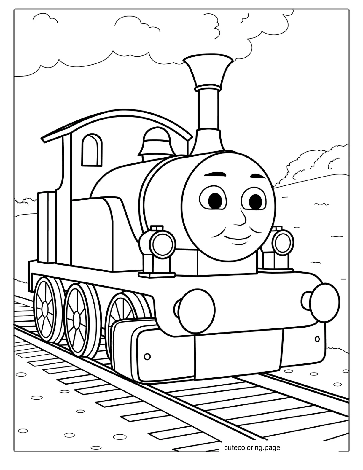 Lady Thomas The Tank Engine Coloring In coloring page