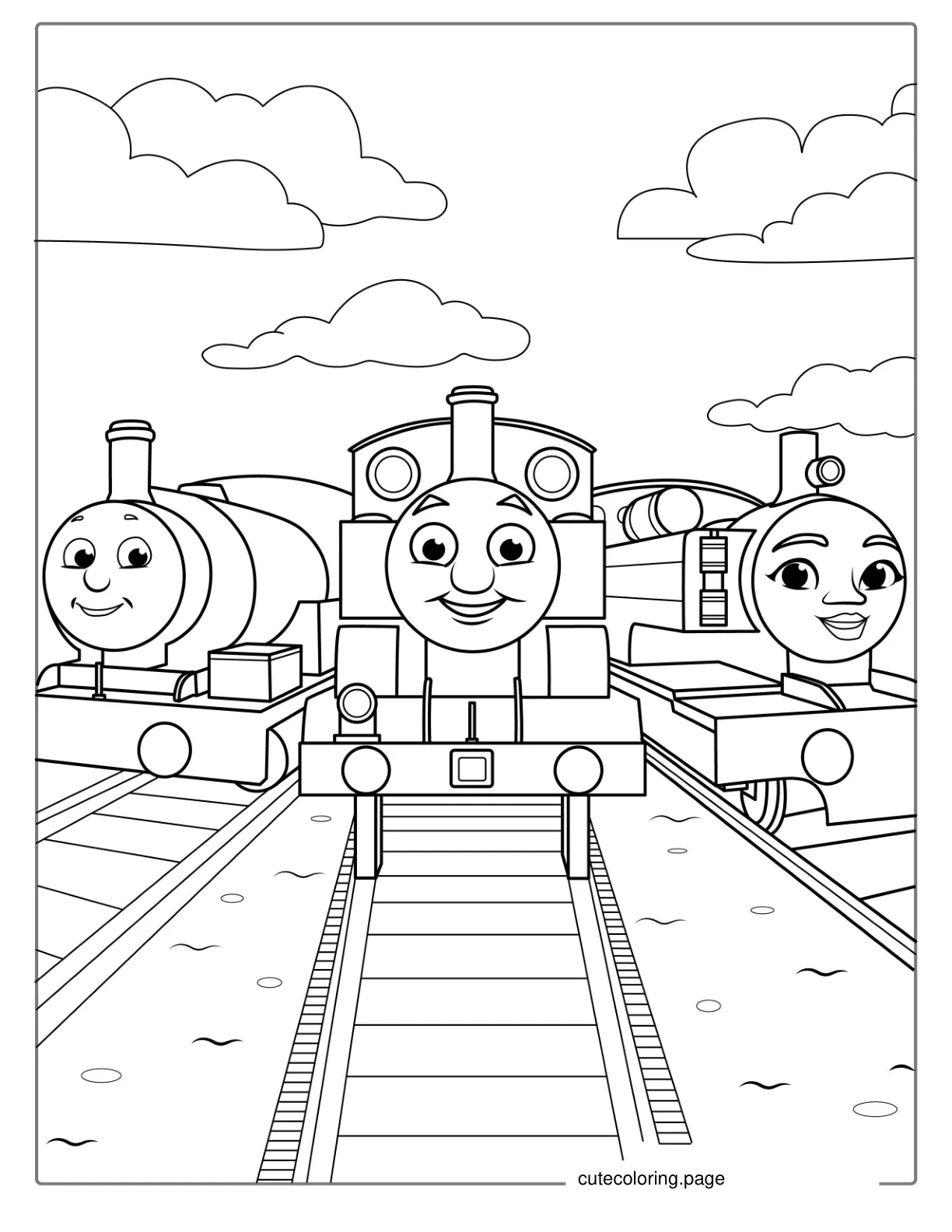 Thomas And Friends Coloring Page coloring page