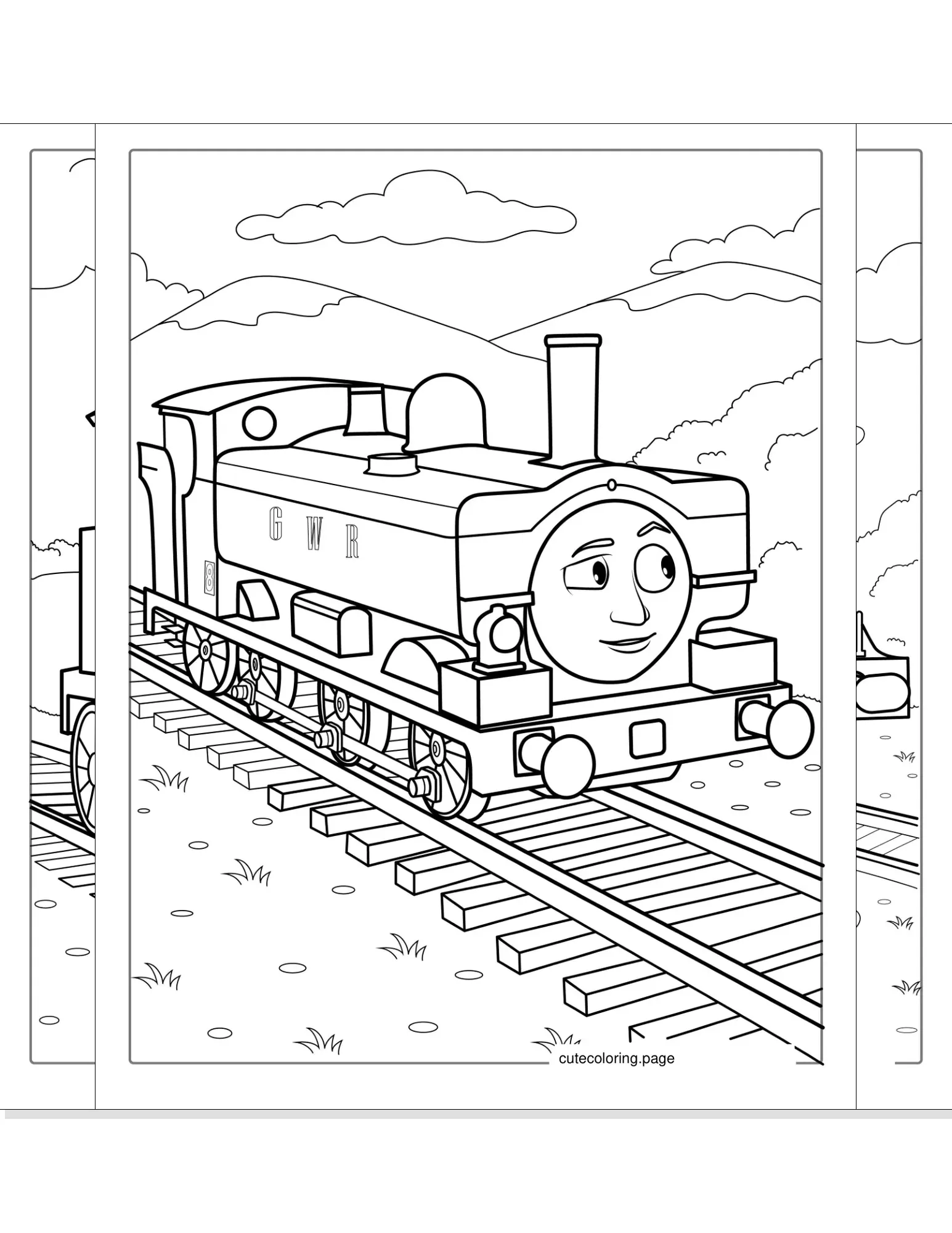 thomas and friends coloring pages coloring page