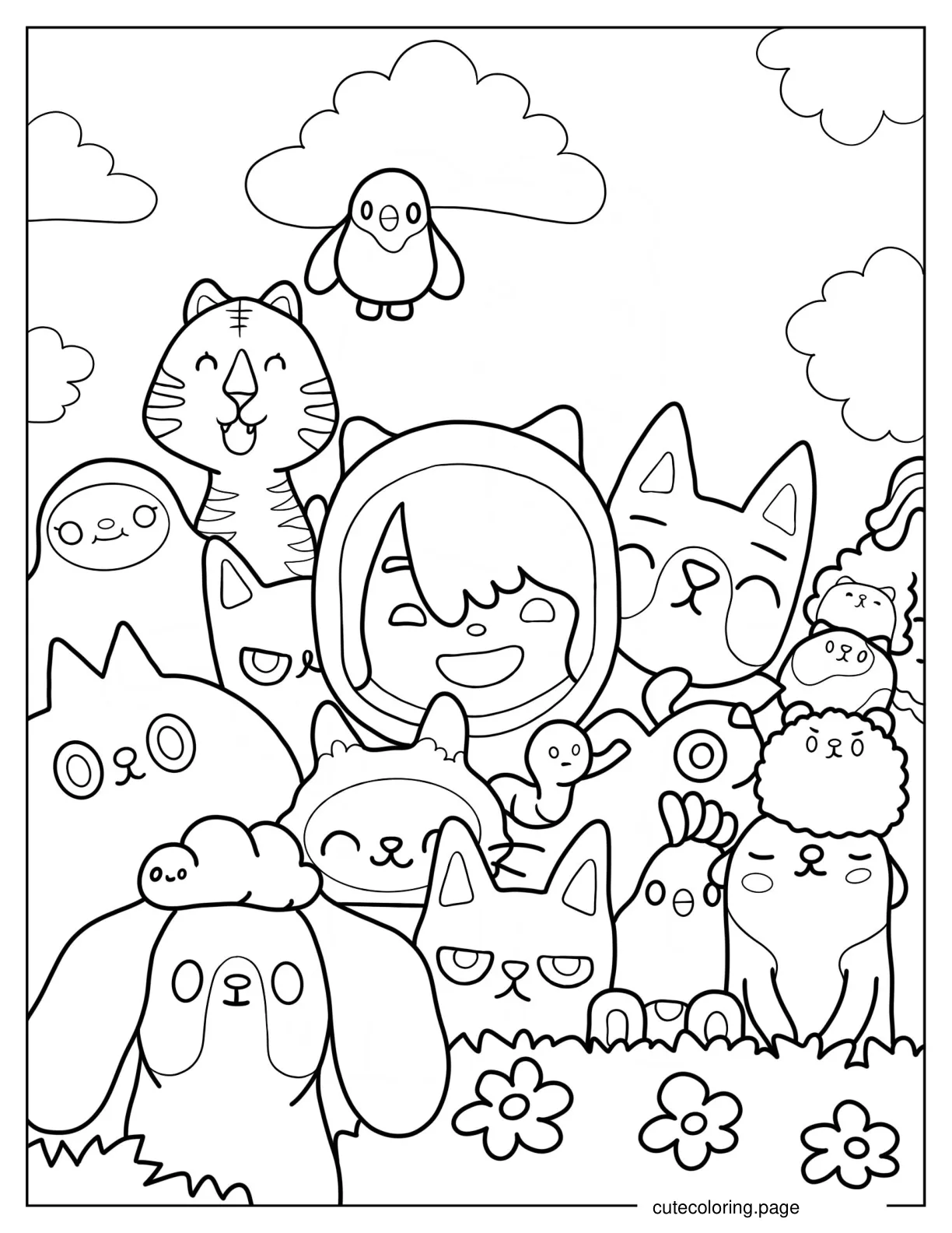 Toca Boca Life Pets Coloring Sheet For Kids coloring page