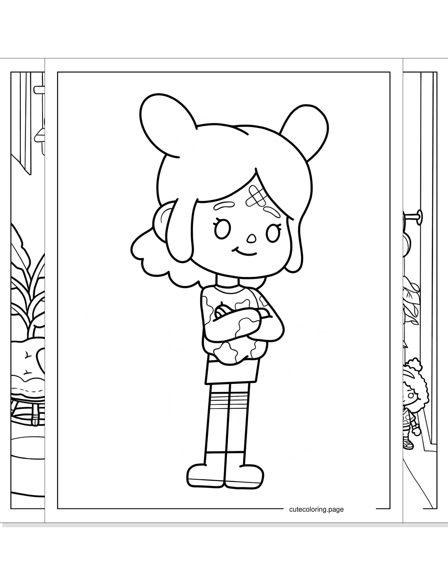 toca boca coloring pages coloring page