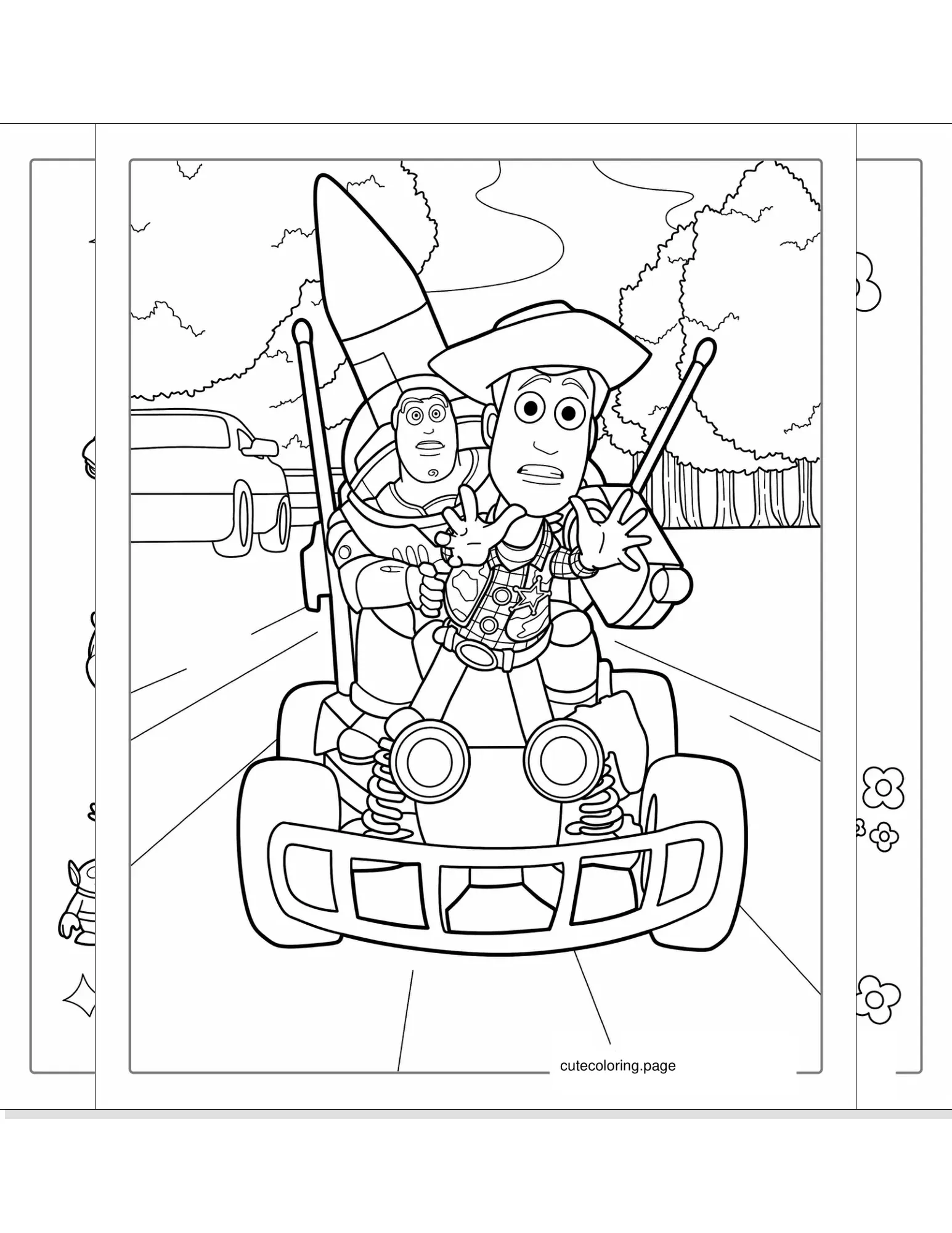 toy story coloring pages coloring page