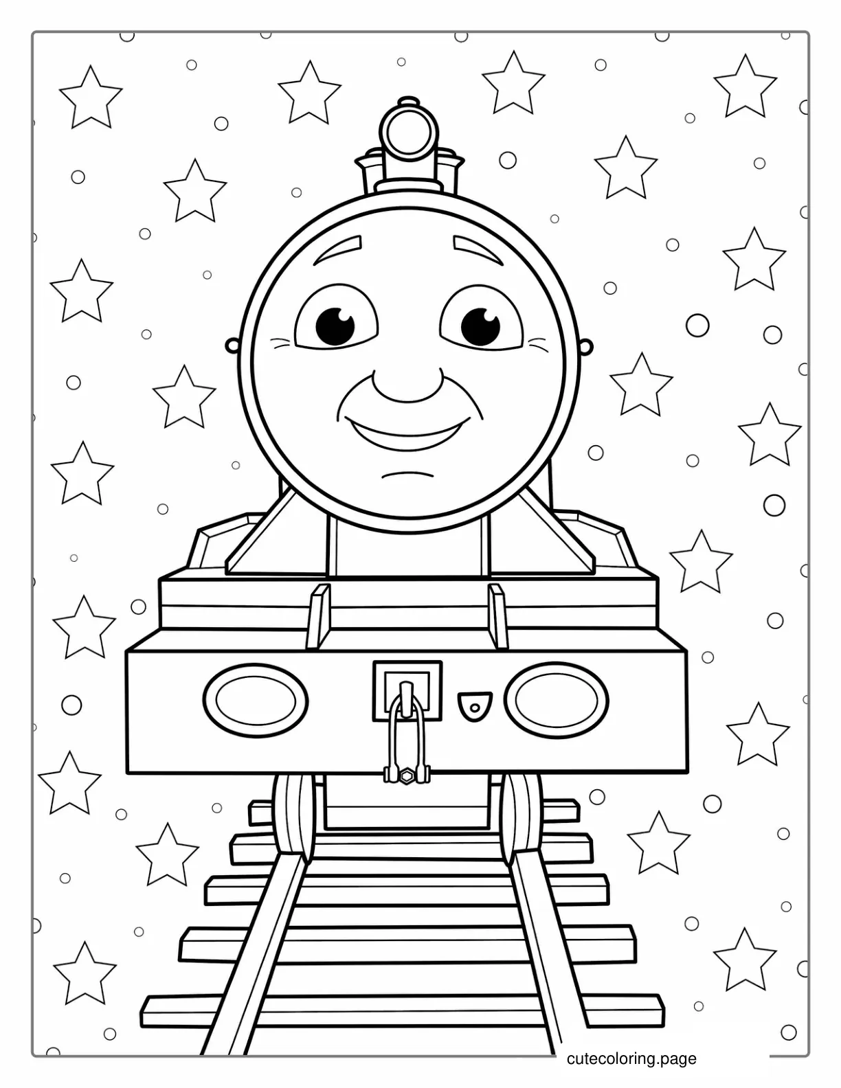 Thomas The Train Coloring Sheet coloring page