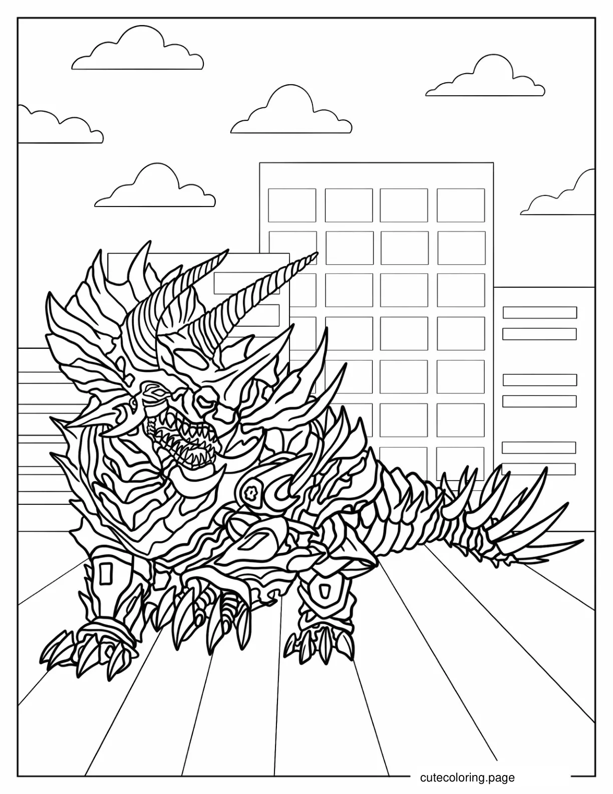 Dinobot Slug coloring page