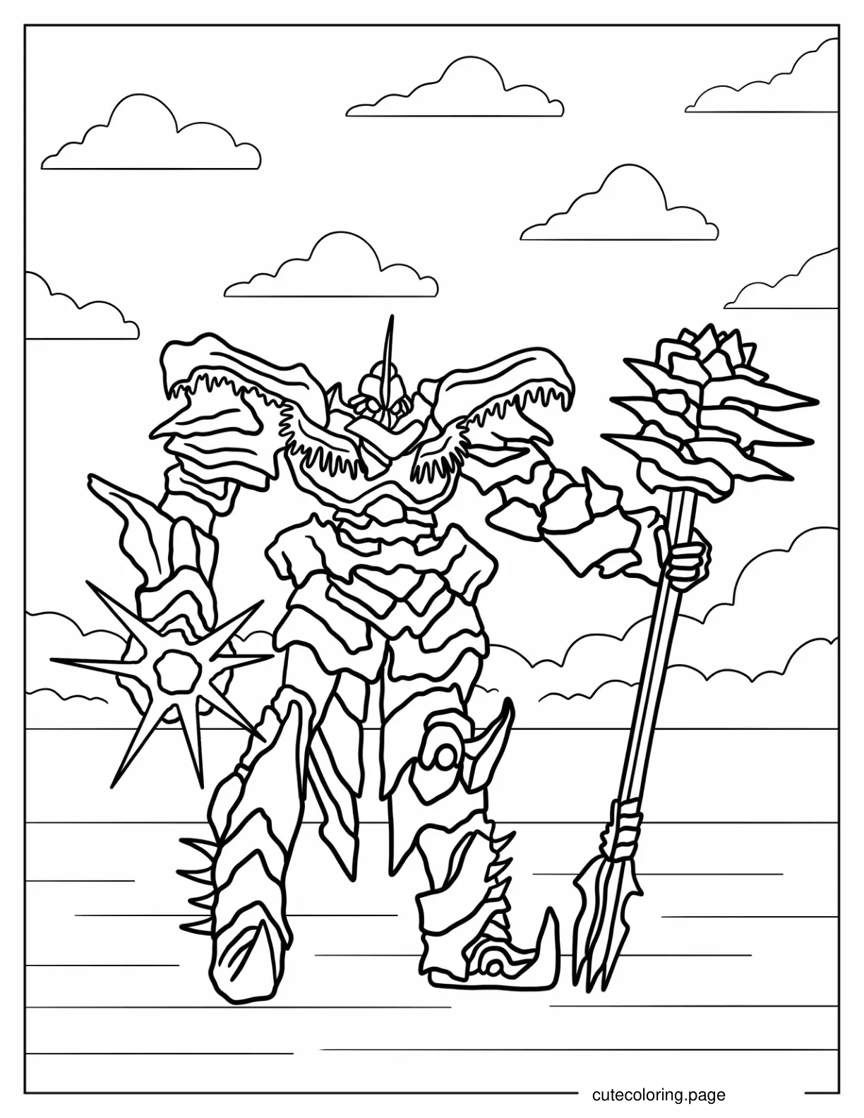 Grimlock From Transformers Age Of Extinction Movie coloring page