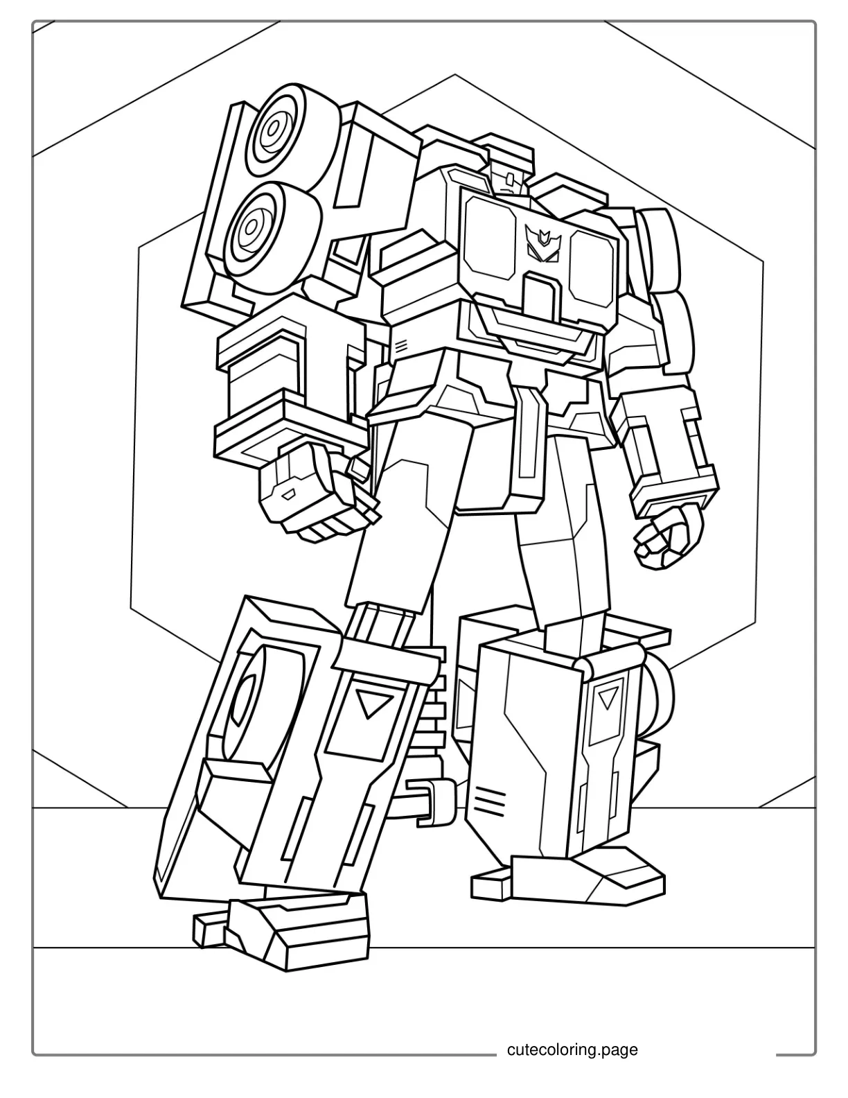 Hook Decepticon Coloring Page coloring page