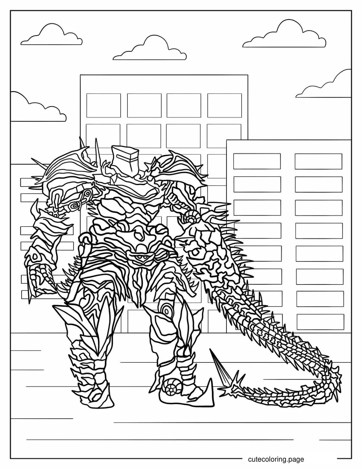 Transformers Age Of Extinction Scorn Robot Coloring Page coloring page