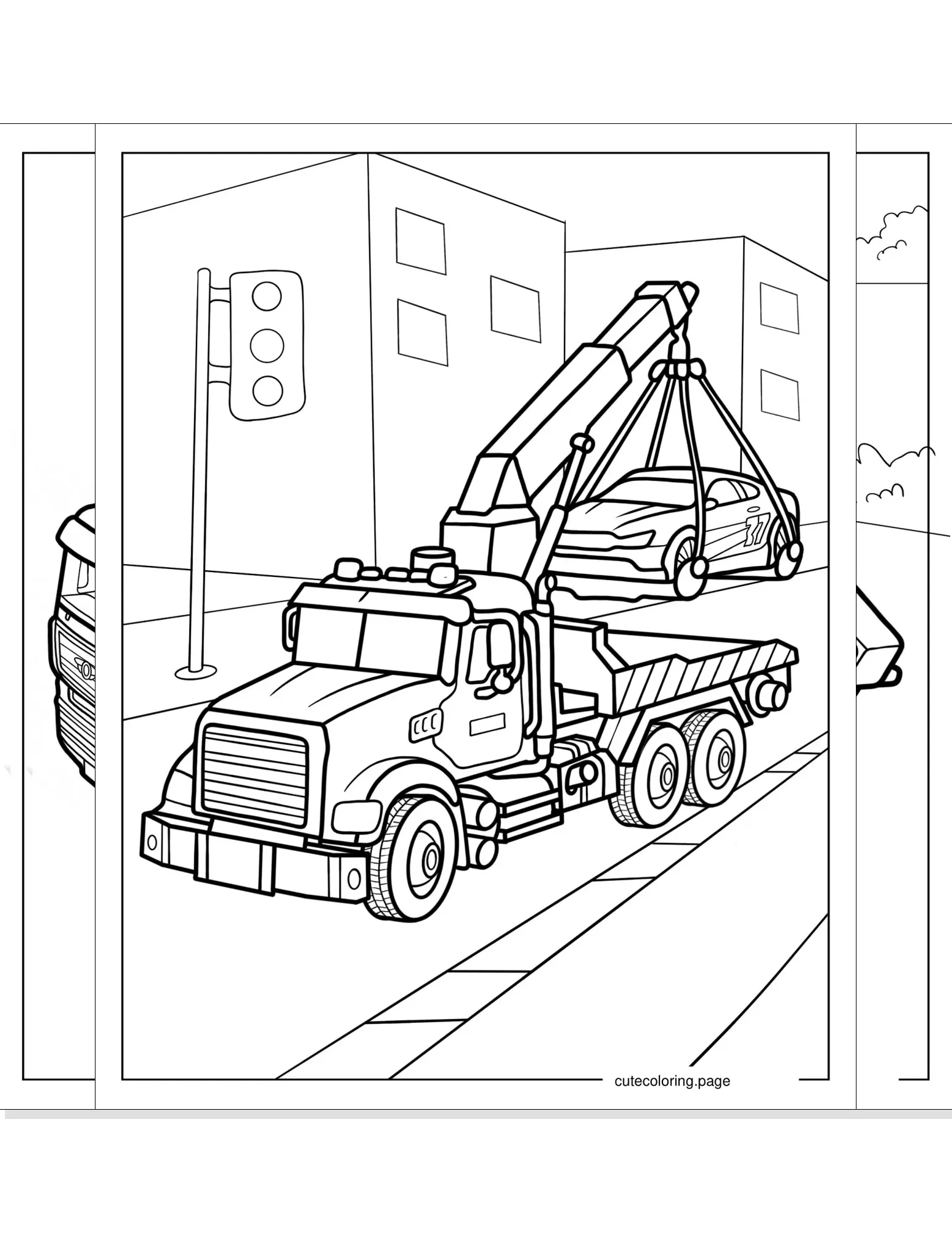 truck coloring pages coloring page