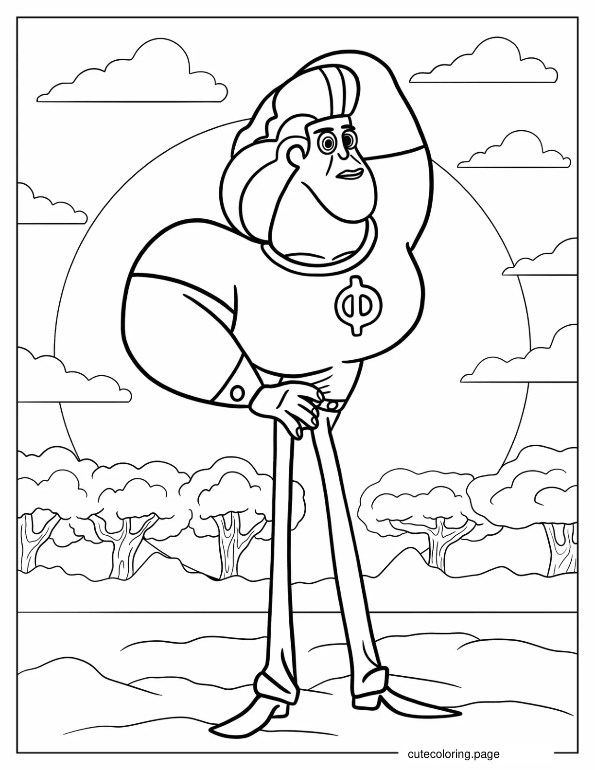 Simple Dabio Coloring Sheet For Kids coloring page