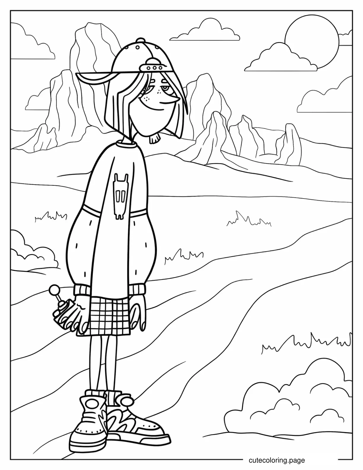 Wild Kratts Jimmy Z In The Dessert Coloring Page coloring page